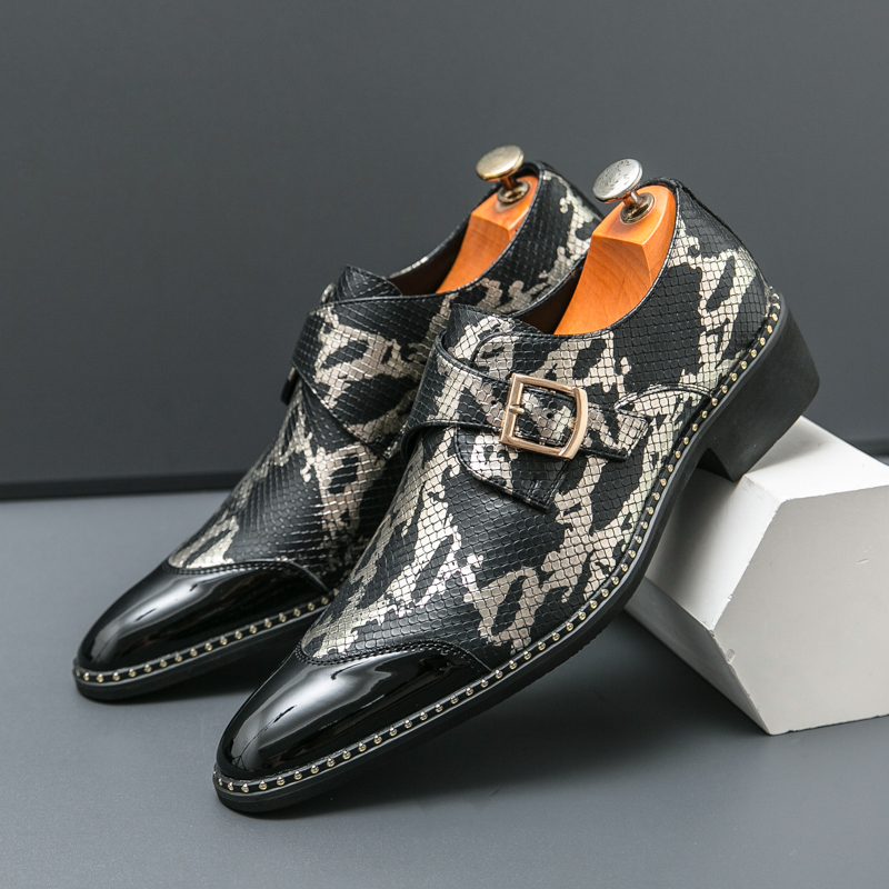 Men Formal Wear Brands - Sapatos Clássicos Retro Le Fu para