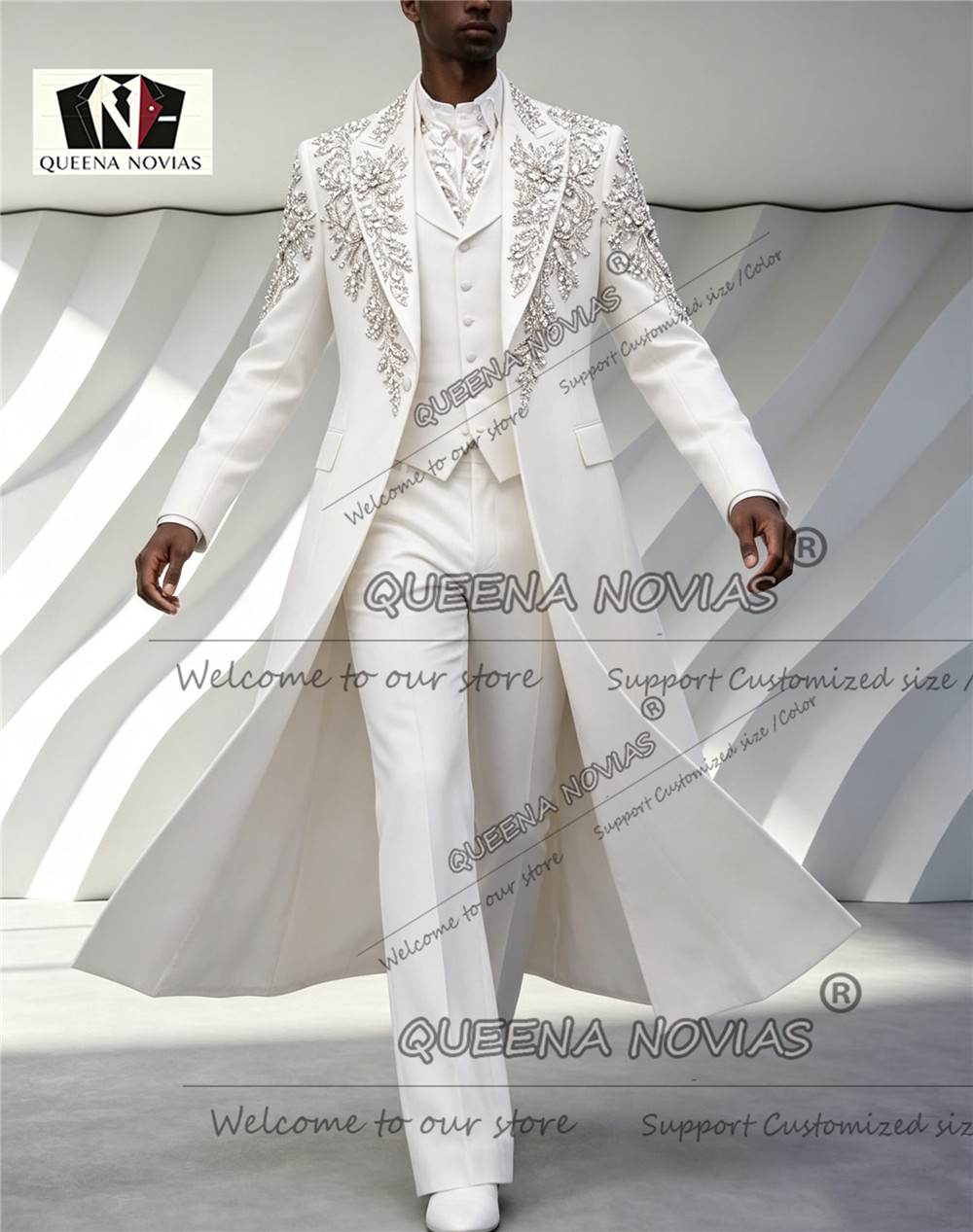 Men Formal Wear Wedding - Terno de Luxo Masculino para Casamento