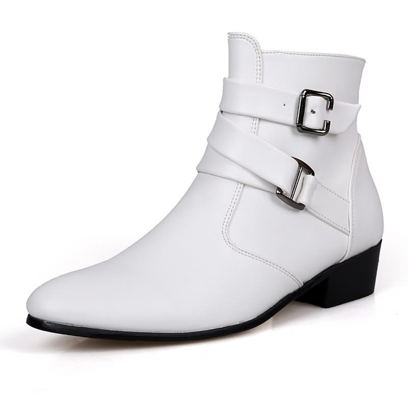Men'S Formal Style - Botas masculinas de luxo de couro