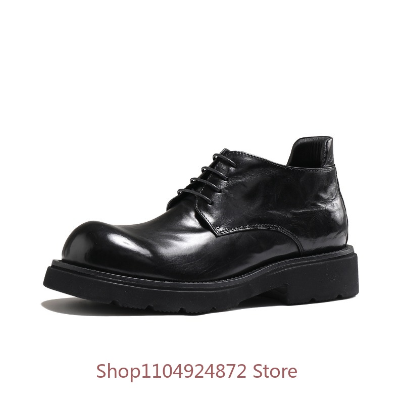 Men'S Formal Style - Sapatos Derby de Luxo com Bico