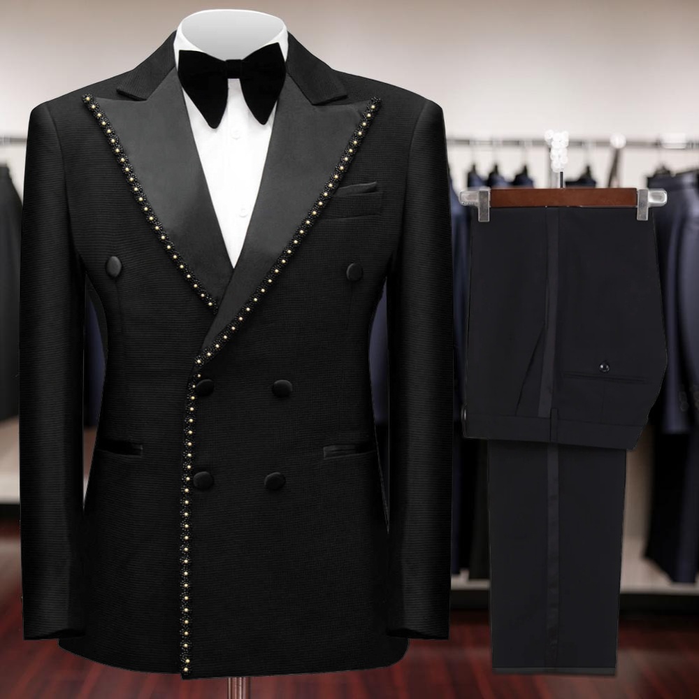 Men Formal Wear Wedding - Ternos Formais Masculinos de Abotoamento Duplo