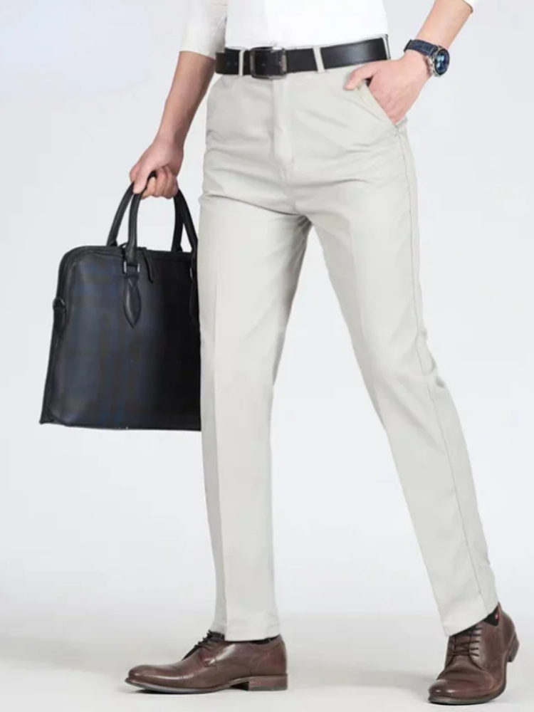 Men'S Formal Wear For A Wedding - Homens 100% algodão verão calças finas