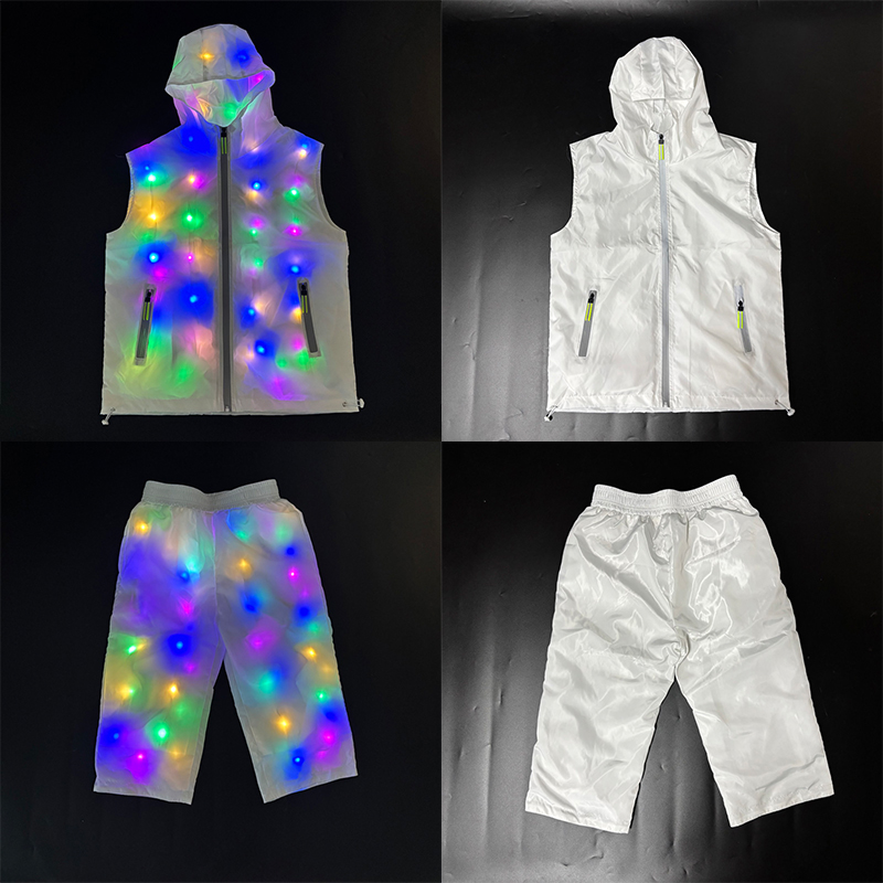 Men'S Formal Wear For A Wedding - Colete brilhante jaqueta trajes hip hop