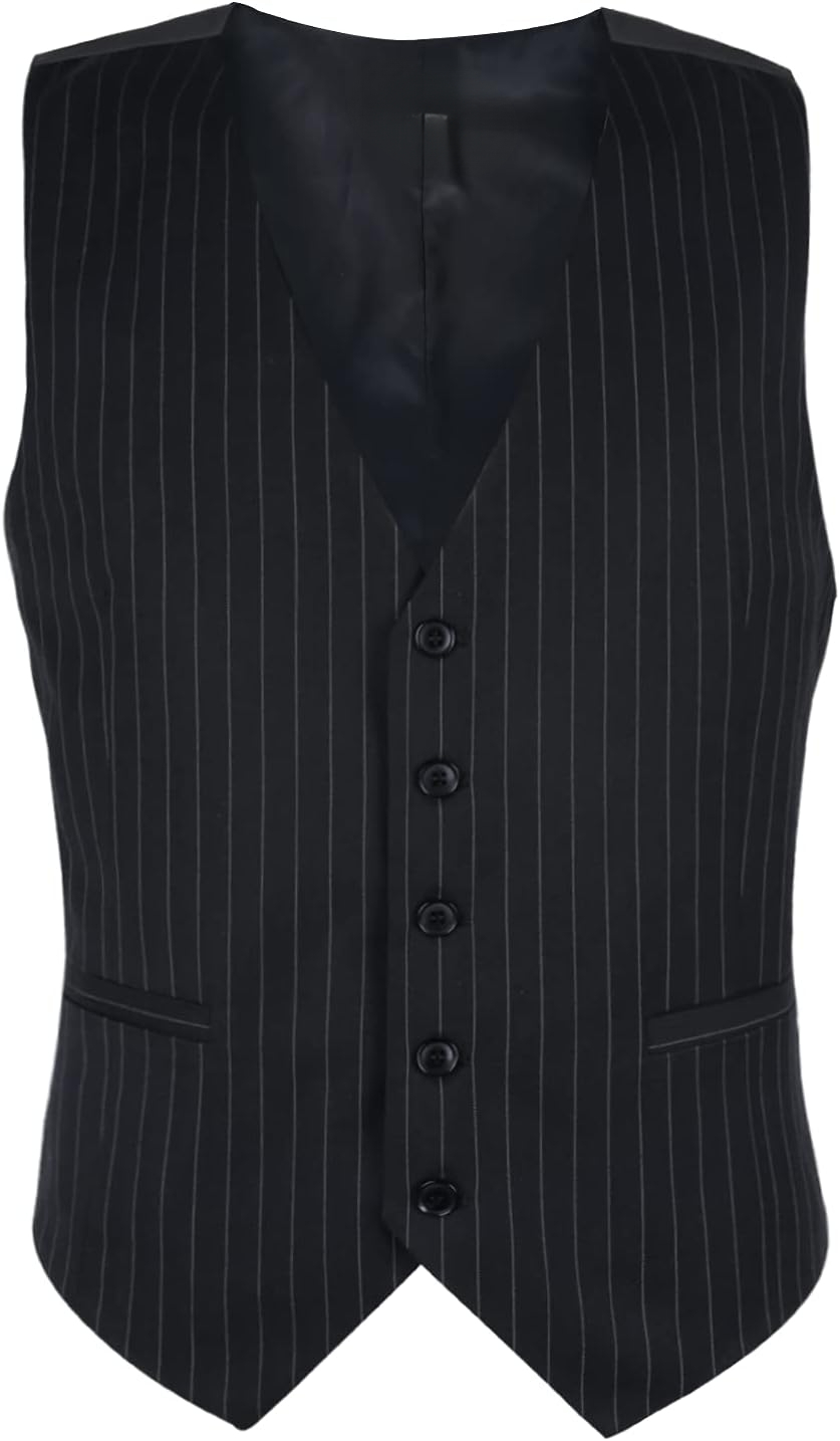 Colete masculino listrado para - Men'S Formal Wear Waistcoat avaliação e preço