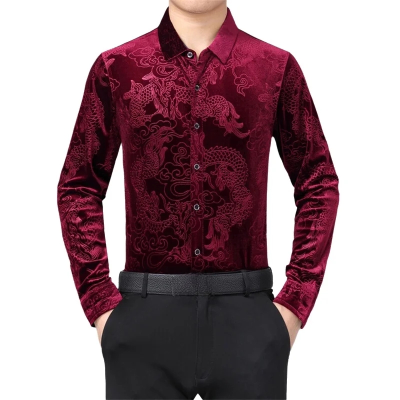 Camisa Masculina de Manga Long - Men Formal Wear Shirts avaliação e preço