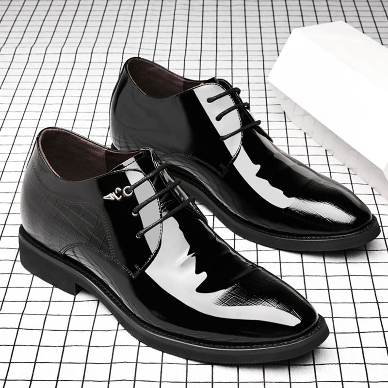 Sapato de couro envernizado ma - Young Men Formal Wear avaliação e preço