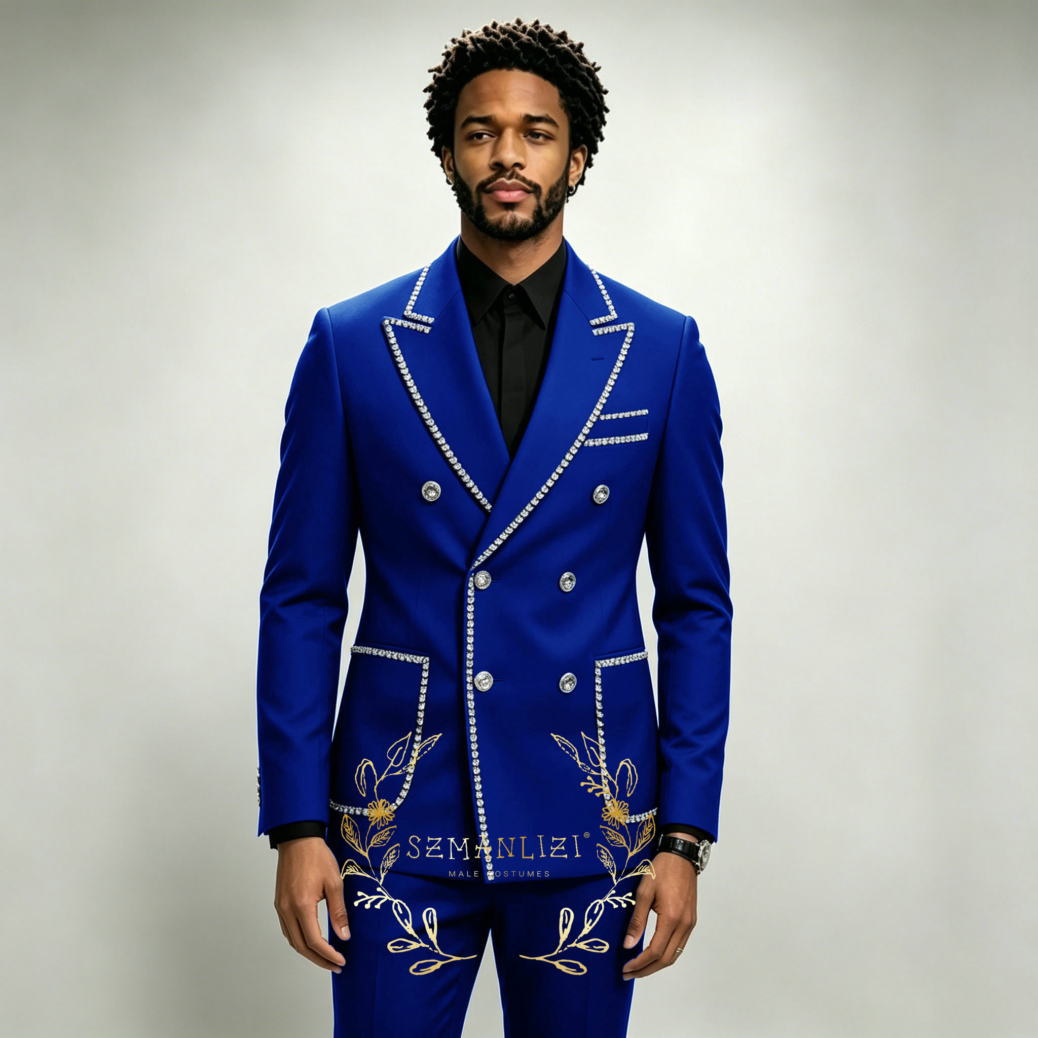 Ternos Masculinos de Luxo 2 Pe - Men Formal Wear Wedding avaliação e preço
