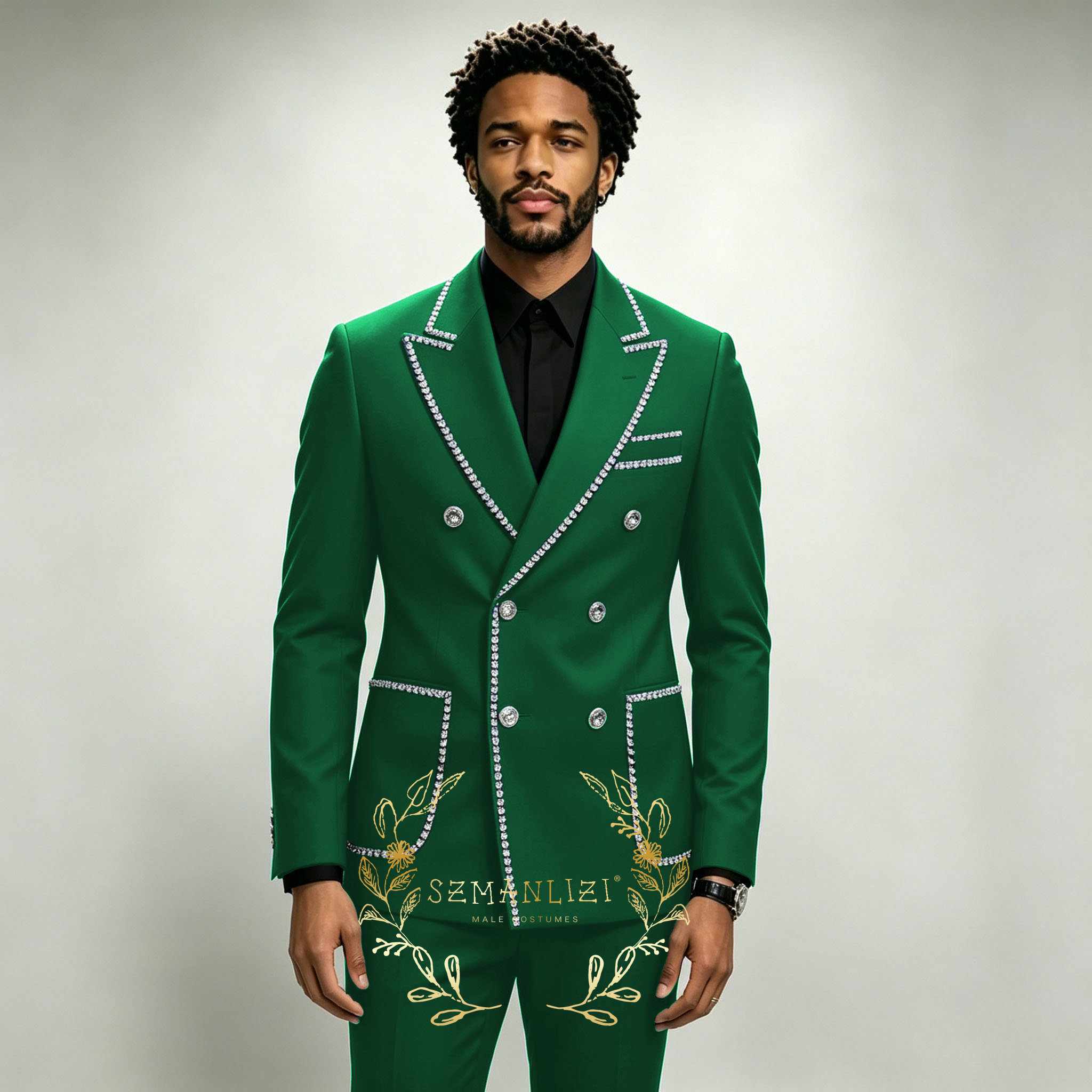 Ternos Masculinos de Luxo 2 Pe - Men Formal Wear Wedding avaliação e preço