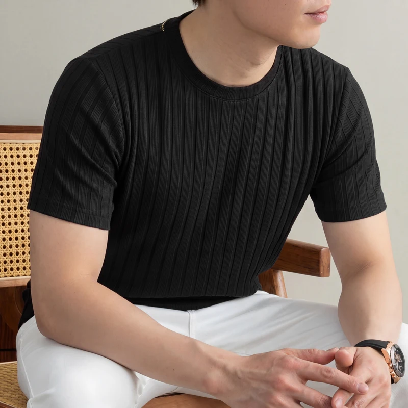 Camiseta Casual de Malha para  - Young Men Formal Wear avaliação e preço