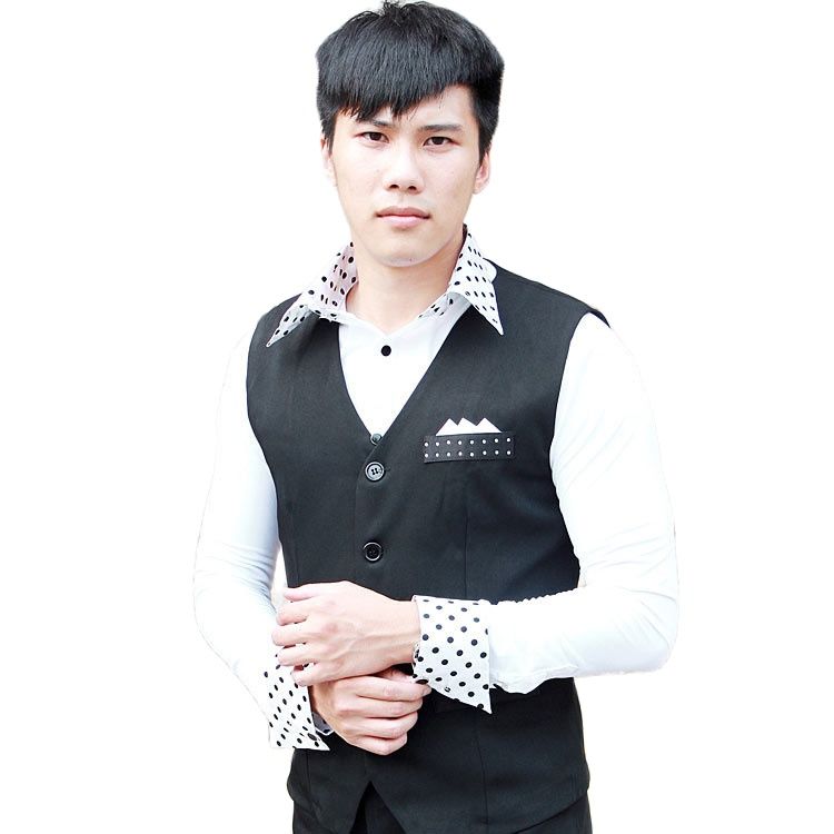 Homem desempenho preto latino  - Men'S Formal Wear Waistcoat avaliação e preço