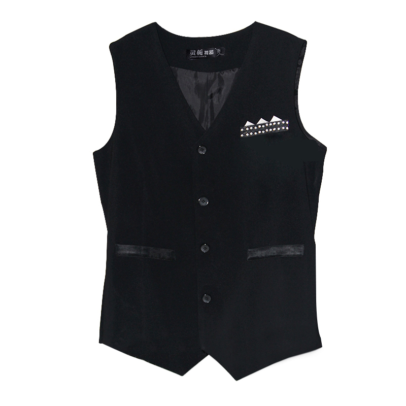 Colete Masculino Preto de Perf - Men'S Formal Wear Waistcoat avaliação e preço
