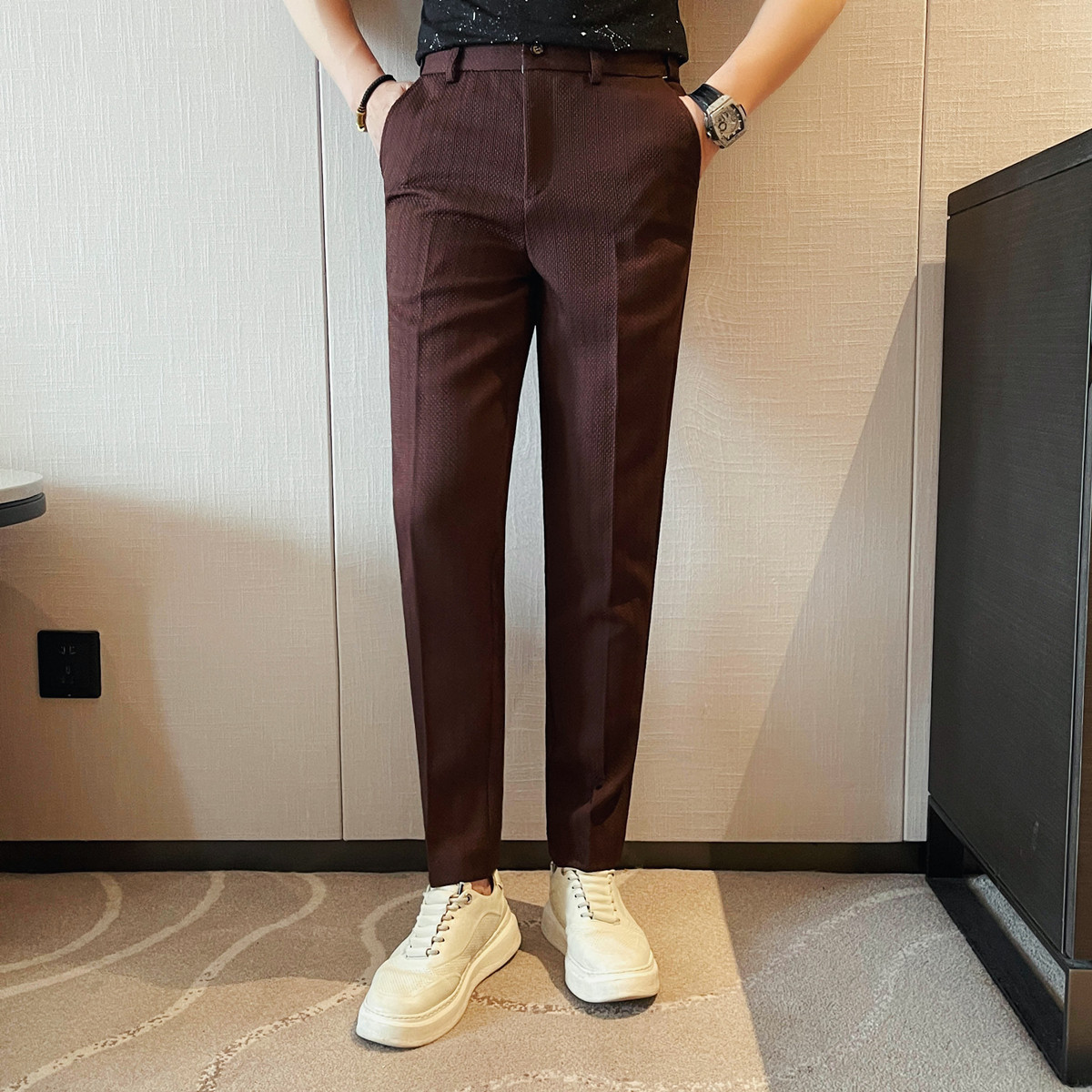 2025 primavera verão novos hom - Young Men Formal Wear avaliação e preço