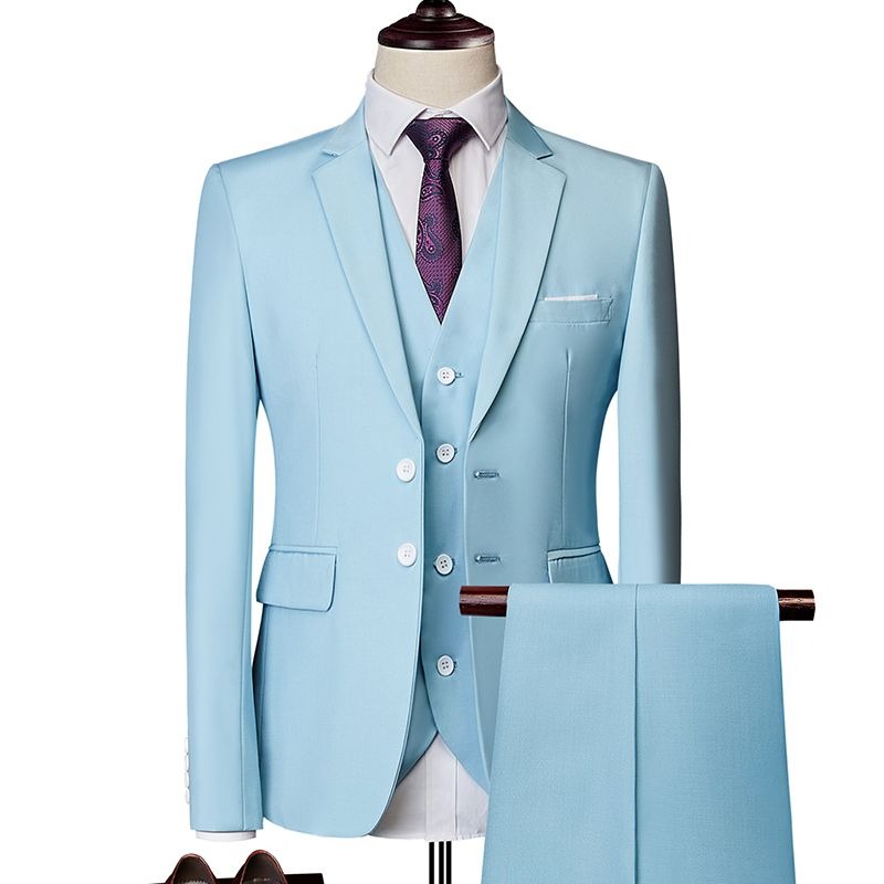 Conjunto de Terno Slim Fit Est - Men Formal Wear Wedding Guest avaliação e preço
