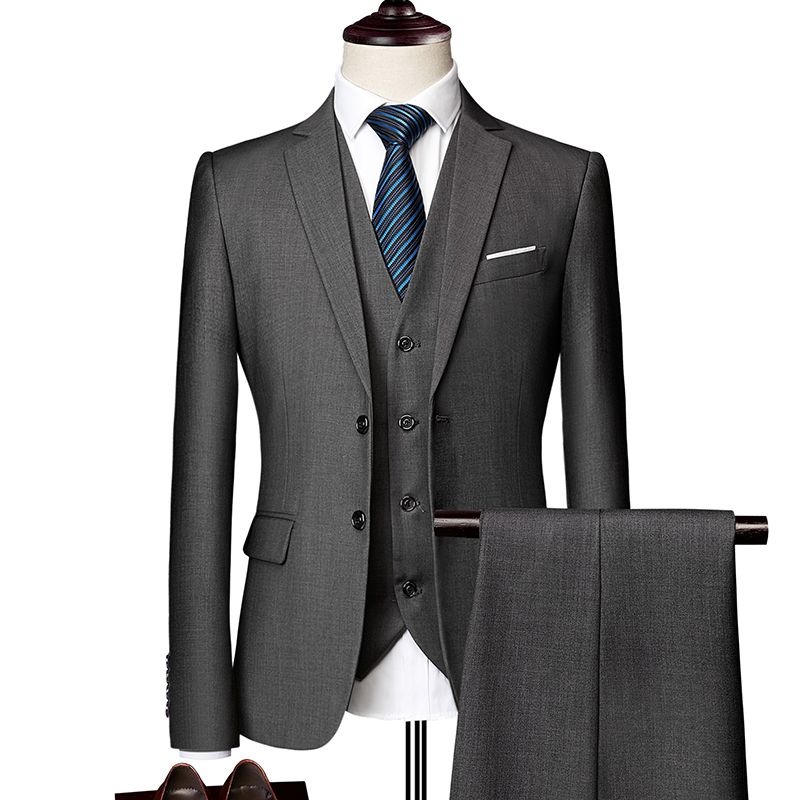 Conjunto de Terno Slim Fit Est - Men Formal Wear Wedding Guest avaliação e preço