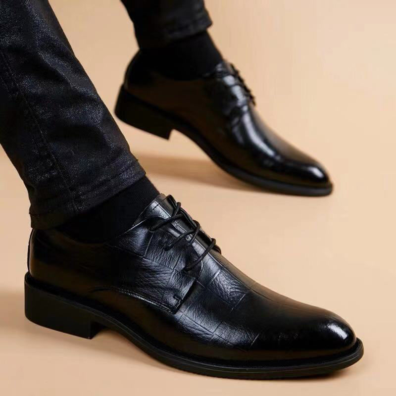 Sapatos formais masculinos neg - Young Men Formal Wear avaliação e preço