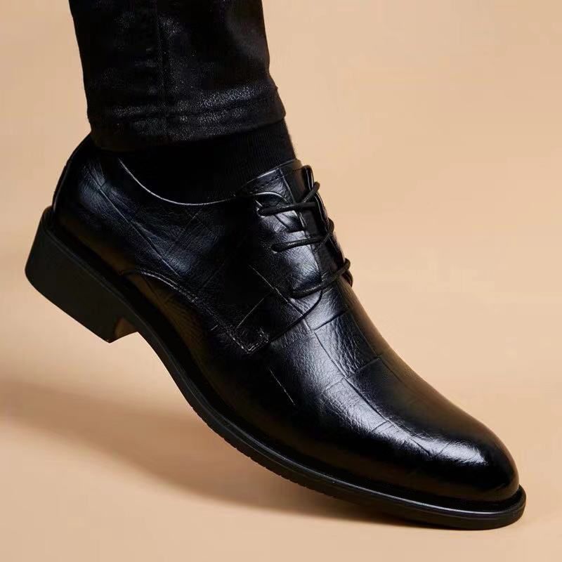 Sapatos formais masculinos neg - Young Men Formal Wear avaliação e preço
