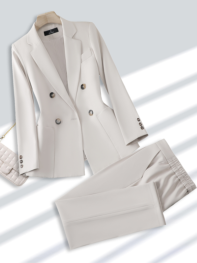 Blazer e calças para mulheres, - Men Formal Wear Shirts avaliação e preço