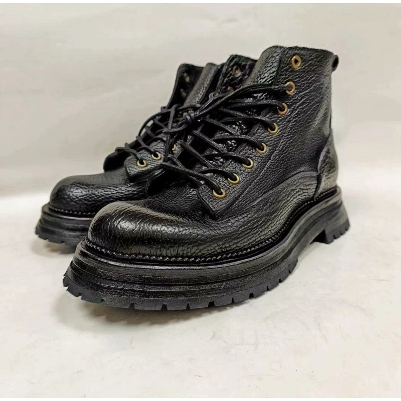Botas de Couro Estilo Britânic - Men'S Formal Style avaliação e preço