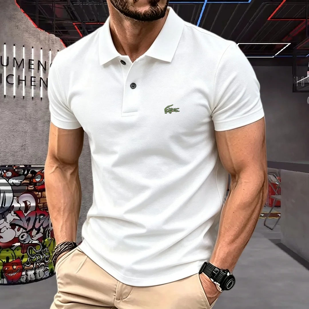 Camisa Polo Masculina de Manga - Young Men Formal Wear avaliação e preço