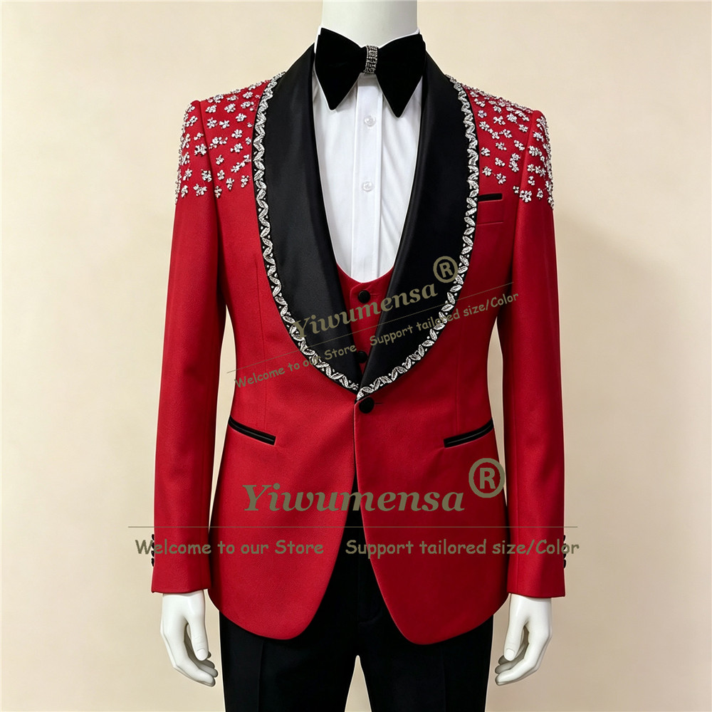 Terno Masculino de Luxo com De - Men Formal Wear Wedding avaliação e preço