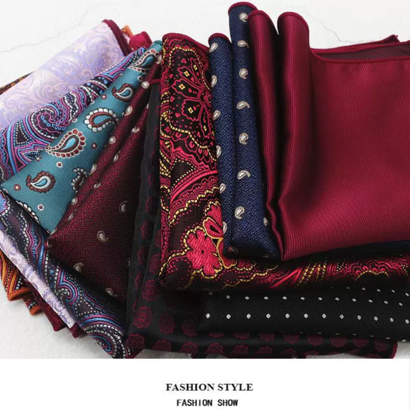 Clássico pasiley bolso quadrad - Men'S Formal Wear For A Wedding avaliação e preço