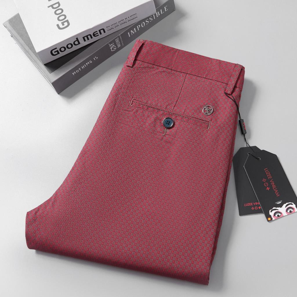 Xadrez calças casuais dos home - Young Men Formal Wear avaliação e preço