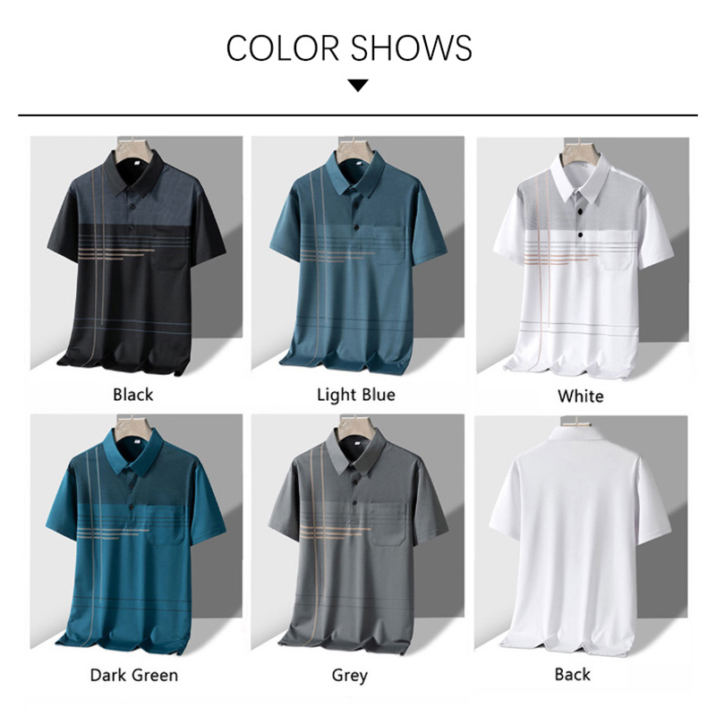 Nova Coleção 2026: Camisa Polo - Men Formal Wear Shirts avaliação e preço