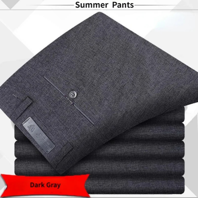 Calças de terno clássico mascu - Young Men Formal Wear avaliação e preço