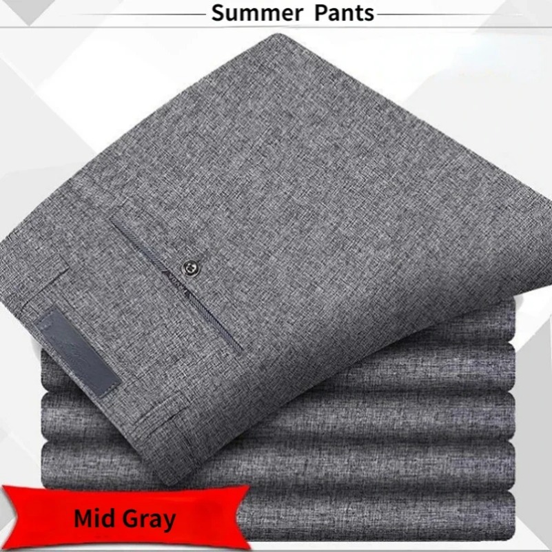 Calças de terno clássico mascu - Young Men Formal Wear avaliação e preço