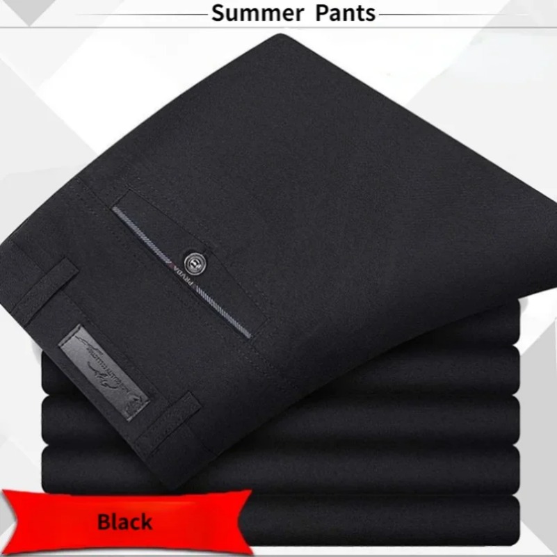 Calças de terno clássico mascu - Young Men Formal Wear avaliação e preço
