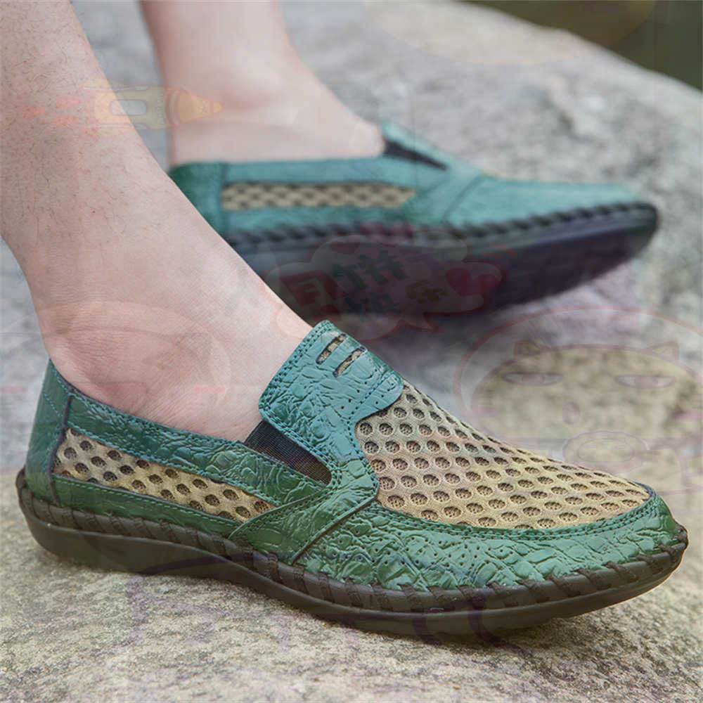 Cores misturadas sem renda cal - Formal Men Daily Wear Slippers avaliação e preço