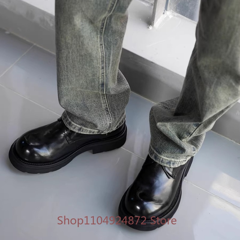 Sapatos Derby de Luxo com Bico - Men'S Formal Style avaliação e preço