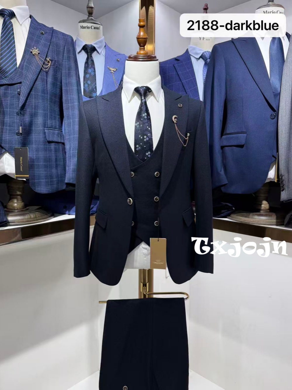Conjunto de Terno Formal Mascu - Men Formal Wear Wedding Guest avaliação e preço