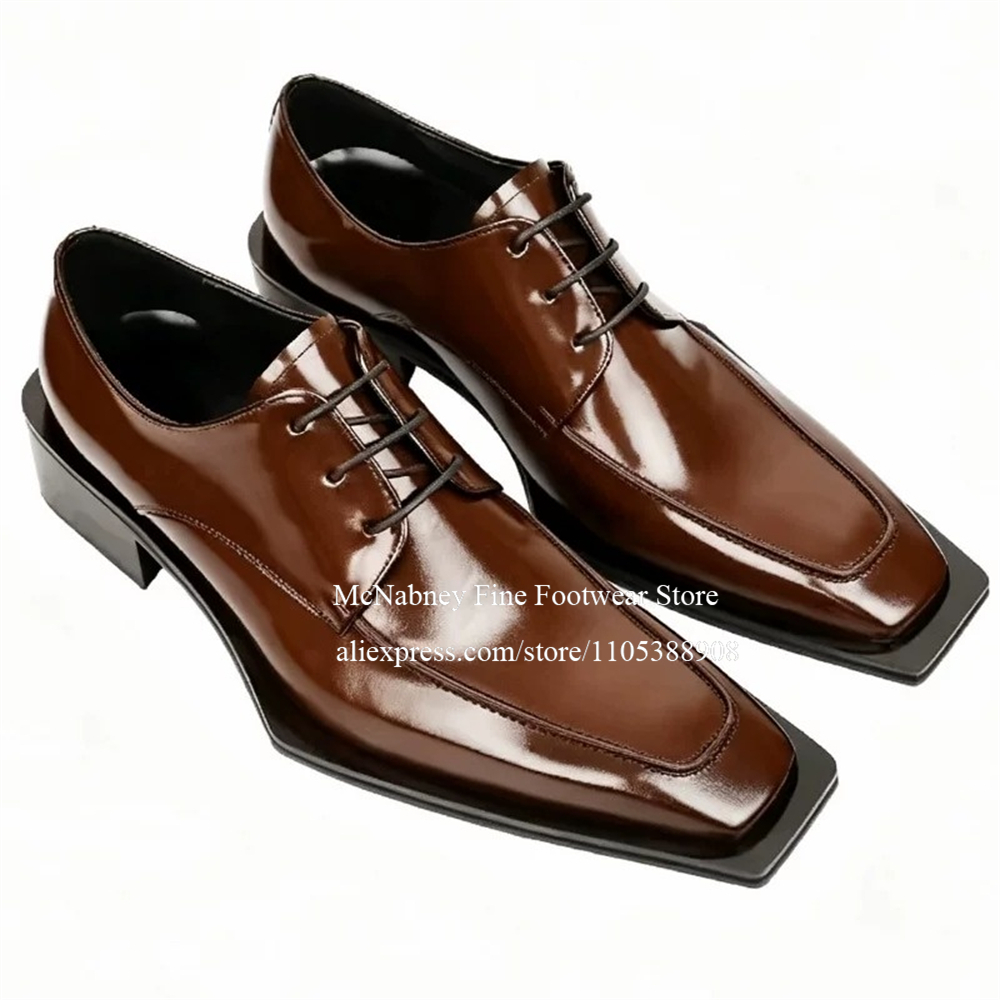 Sapatos Sociais de Couro com T - Men'S Formal Wear For A Wedding avaliação e preço