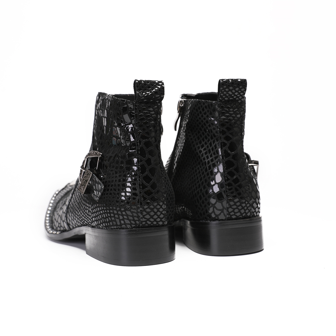 Botas de Couro Preto Britânica - Men'S Formal Style avaliação e preço