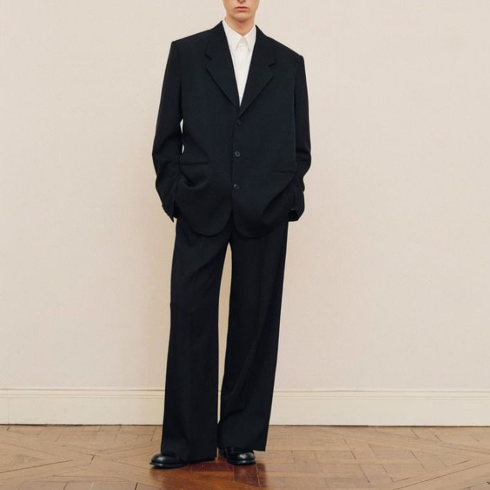 Conjunto de terno preto oversi - Men Formal Wear Wedding avaliação e preço
